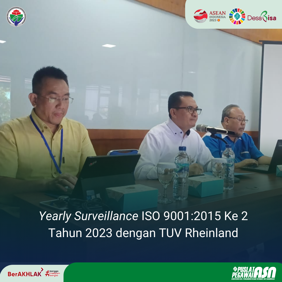 Yearly Surveillance ISO 9001 2015 ke-2 Tahun 2023