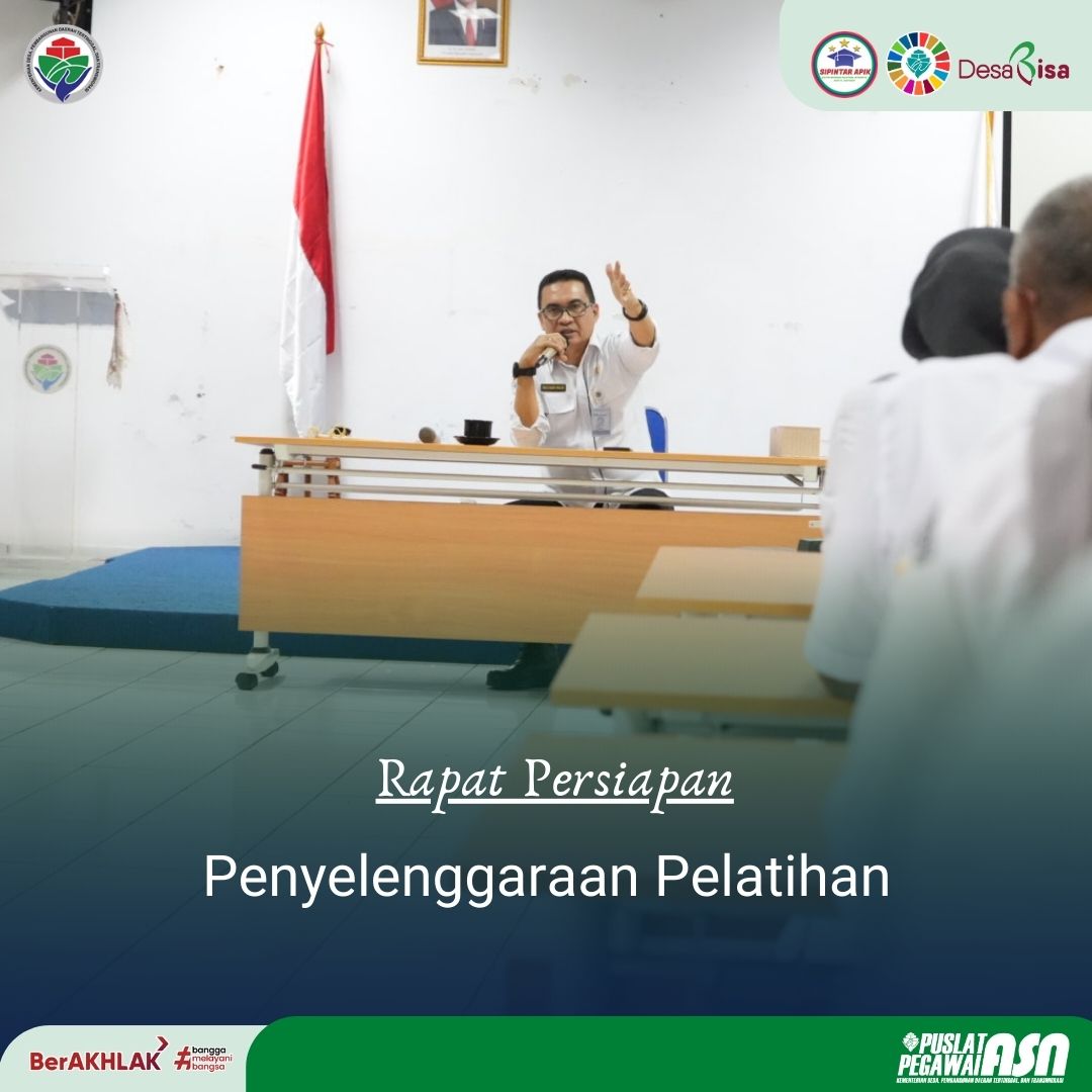 Rapat Persiapan Penyelenggaraan Pelatihan