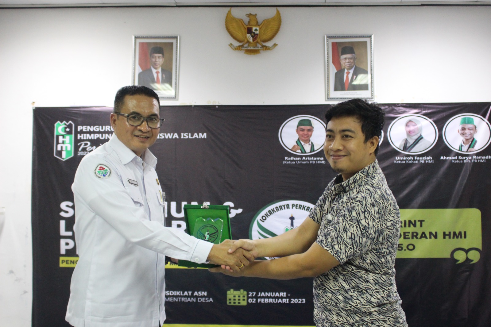 Simposium dan Lokarya Perkaderan dalam tema “Blue Print Perkaderan HMI di Era 5.0”