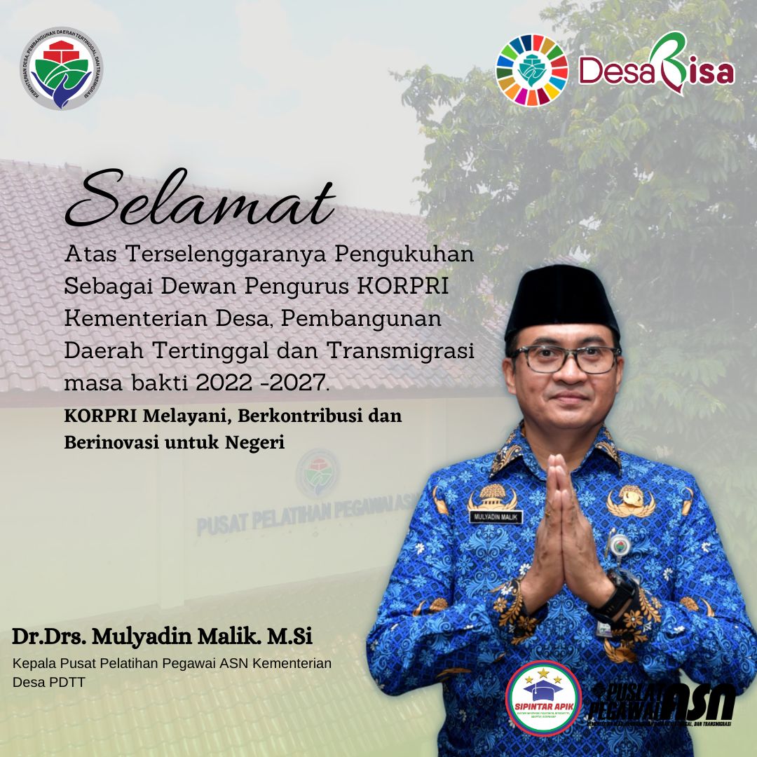 Pesan Ketum Zudan saat Kukuhkan Dewan Pengurus KORPRI Kemendesa, PDTT Periode 2022-2027